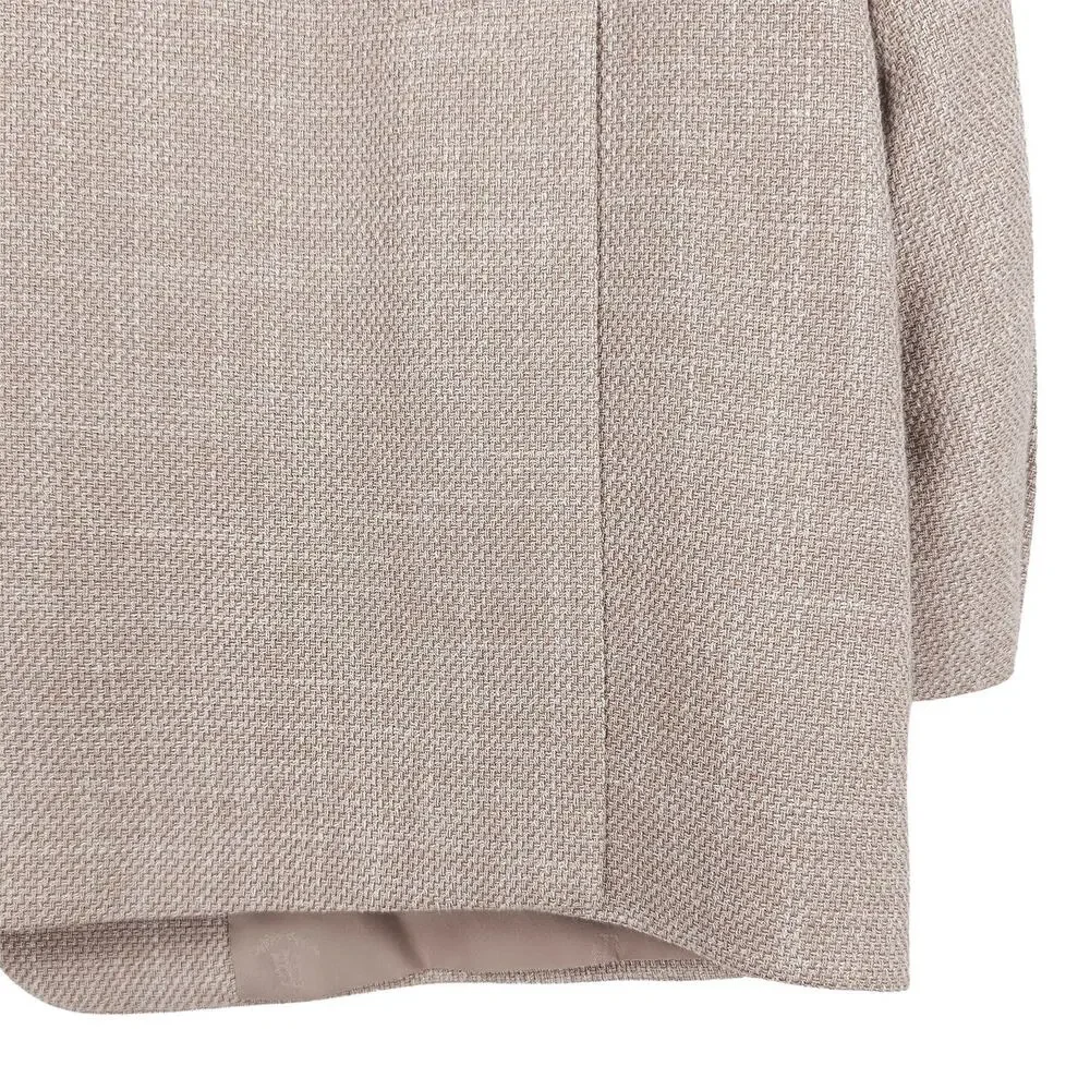 Tommy Hilfiger Mens Modern Fit Sport Coat 44L Tan Solid Stretch Basketweave NWT